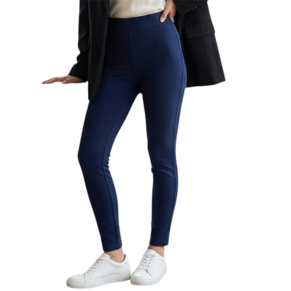 Lauren Bagliore Leggings Size Medium Navy Blue